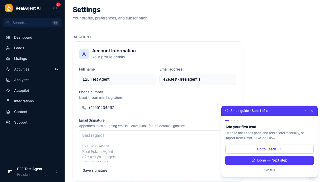 Your Profile, Your Way